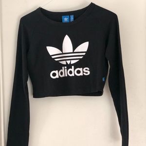 Adidas Cropped Long Sleeved T-shirt